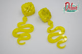 I be s-s-slithering - Dangle Earrings