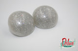 Daydreaming in Silver - 25mm Round top domes