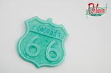 Get Your Kicks, On Route 66 - Brooch