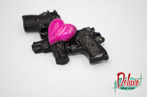 Guns Blazing Brooch