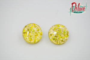 Oh happy days - 25mm Flat Top Dome Earrings