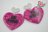 Heartfelt Messages  - Large Dangle Earrings