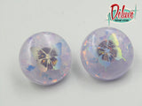 Butterfly Dreams - 25mm Flat Top Dome Earrings