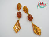 Skull Daggery  - Dangle earrings
