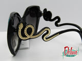 Ladies / Unisex Cleopatra - Sunglasses - striped by Wolfman