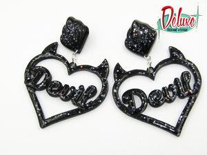Devil and I - Dangle Earrings