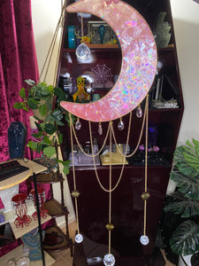 Moon sun catcher / wall decor - hanger