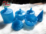Deluxe Trinket Set - 6 piece blue set
