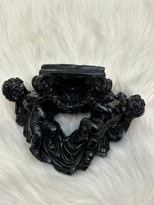 Cherub wall mount scone / shelf