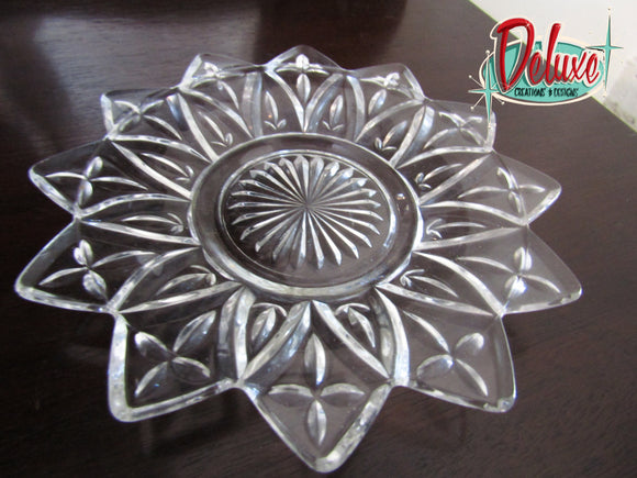 Glass Candle Plate