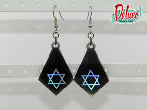 Do you believe in magic - Smaller Triangle shaped dangle earrings