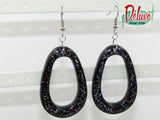 Retro Oval Shaped Dangle earrings