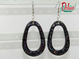 Retro Oval Shaped Dangle earrings