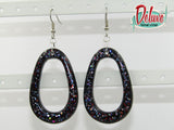 Retro Oval Shaped Dangle earrings