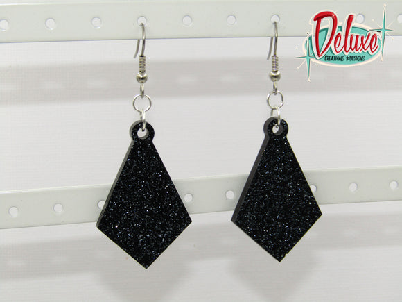 Smaller Triangle shaped dangle earrings