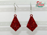 Smaller Triangle shaped dangle earrings