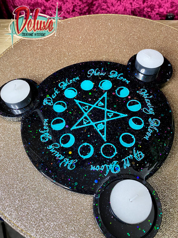 Deluxe Moon Phases Candle Holder