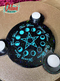 Deluxe Moon Phases Candle Holder