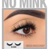 Model Rock - NO MINK / Faux Mink Lashes - MISS MISCHIEF