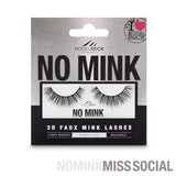 Model Rock - NO MINK / Faux Mink Lashes - MISSY SOCIAL