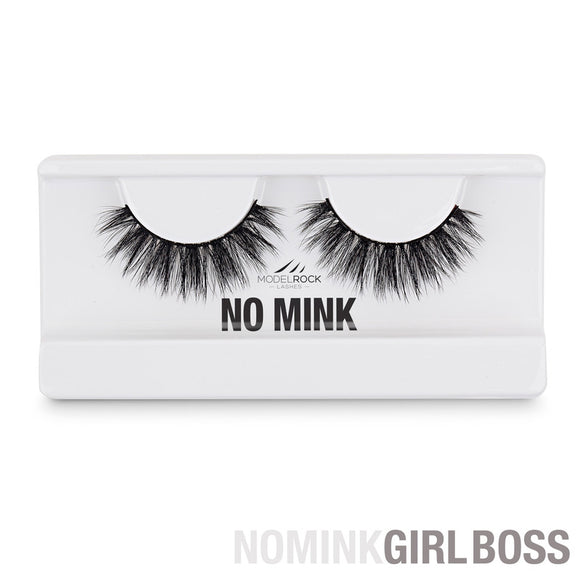 Model Rock - NO MINK / Faux Mink Lashes - GIRL BOSS