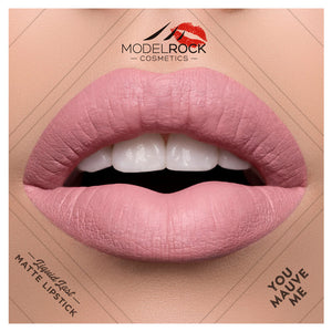 Model Rock - Liquid to Matte - Longwear Lipstick - You Mauve Me