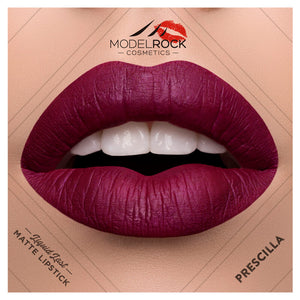 Model Rock - Liquid to Matte - Longwear Lipstick - Prescilla