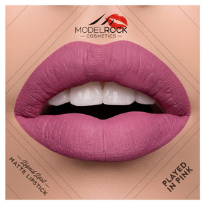 Model Rock - Liquid to Matte - Longwear Lipstick - Played In Pink