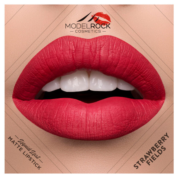 Model Rock - Liquid to Matte - Longwear Lipstick - Strawberry Fields