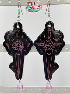 Celestial Collection 2022 - Enchanted Sword Dangle Earrings