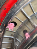 King & Queens Tyre Valve Cap - Pink