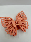 Butterfly Claw Clip - pink