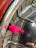 Glow in the Dark - Tyre Valve Cap - Hot Pink