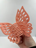 Butterfly Claw Clip - pink