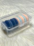 10pce Mini Makeup Puff in storage container