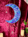 Moon sun catcher / wall decor - hanger
