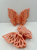 Butterfly Claw Clip - pink