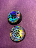Do you believe in magic - 25mm Flat Top Dome Stud Earrings
