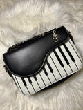 Novelty mini piano themed Handbag