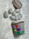 10pce Mini Beauty Blender Sponges in mini coffee cup