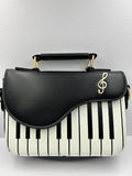 Novelty mini piano themed Handbag