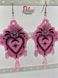 Celestial Collection 2022 - Divine Hearts Dangle Earrings