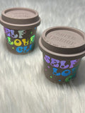 10pce Mini Beauty Blender Sponges in mini coffee cup