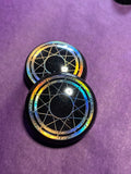 Do you believe in magic - 35mm Flat Top Dome Stud Earrings