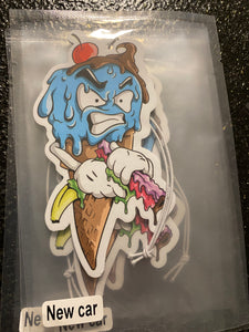 Ice Cream Gangster Air Freshener - New Car Scent