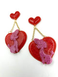 Poodle Love - Dangle earrings