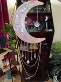 Moon sun catcher / wall decor - hanger
