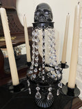 Skull four arm candle holder