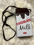 Novelty Chocolate Mini Milk Carton Handbag