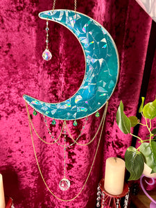 Moon sun catcher / wall decor - hanger